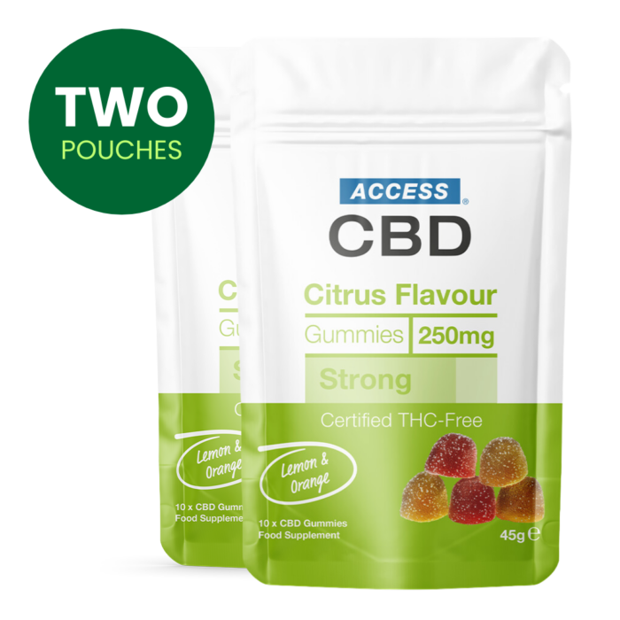 ACCESS CBD® Gummies Citrus (20 x 25mg Gummies) - 500mg