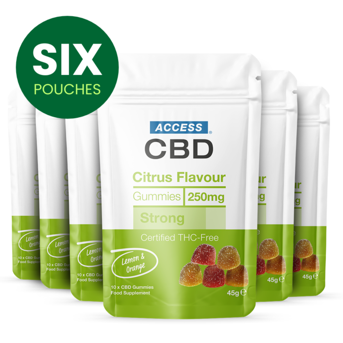 ACCESS CBD® Gummies UK Citrus (60 x 25mg Gummies) - 1500mg