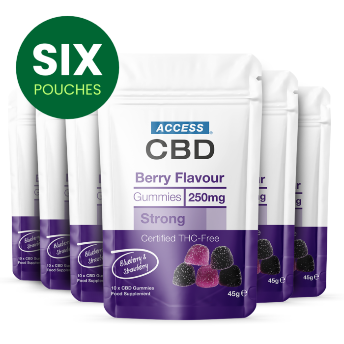 ACCESS CBD® CBD Gummies Berry (60 x 25mg Gummies) - 1500mg