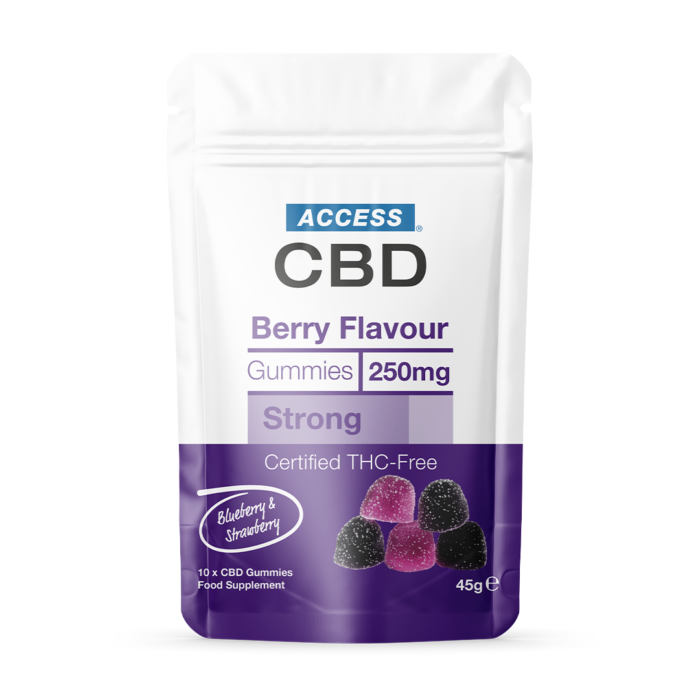 ACCESS CBD® CBD Gummies Berry (10 x 25mg Gummies) - 250mg