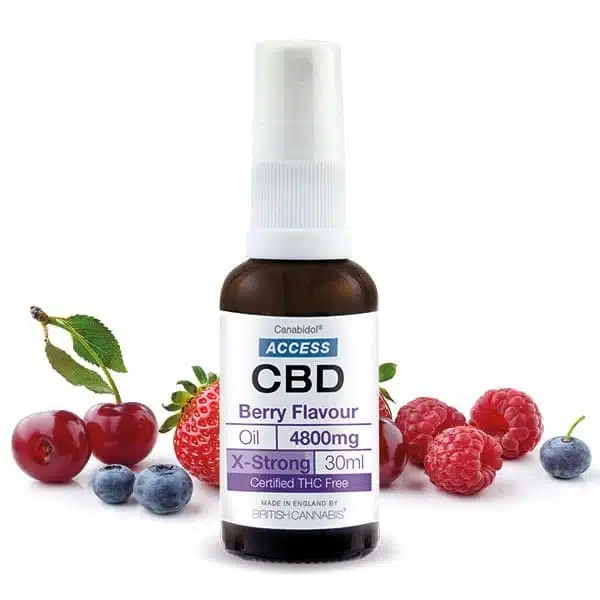 Main product image for 4800mg Berry flavoured ACCESS CBD oil.