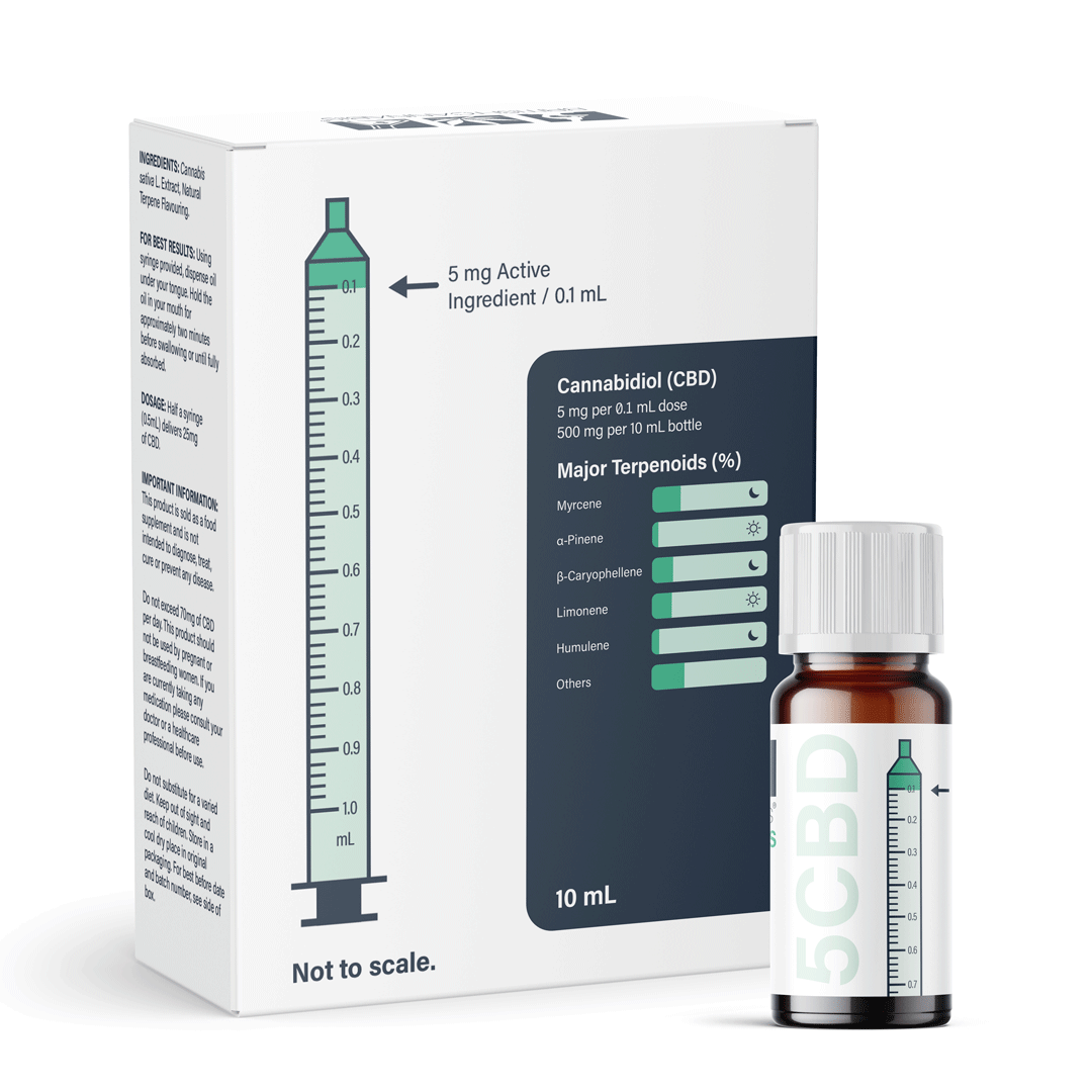 5CBD California Orange Full Plant Extract (10ml CBD Cannabis Oil) – 500mg - Image 2
