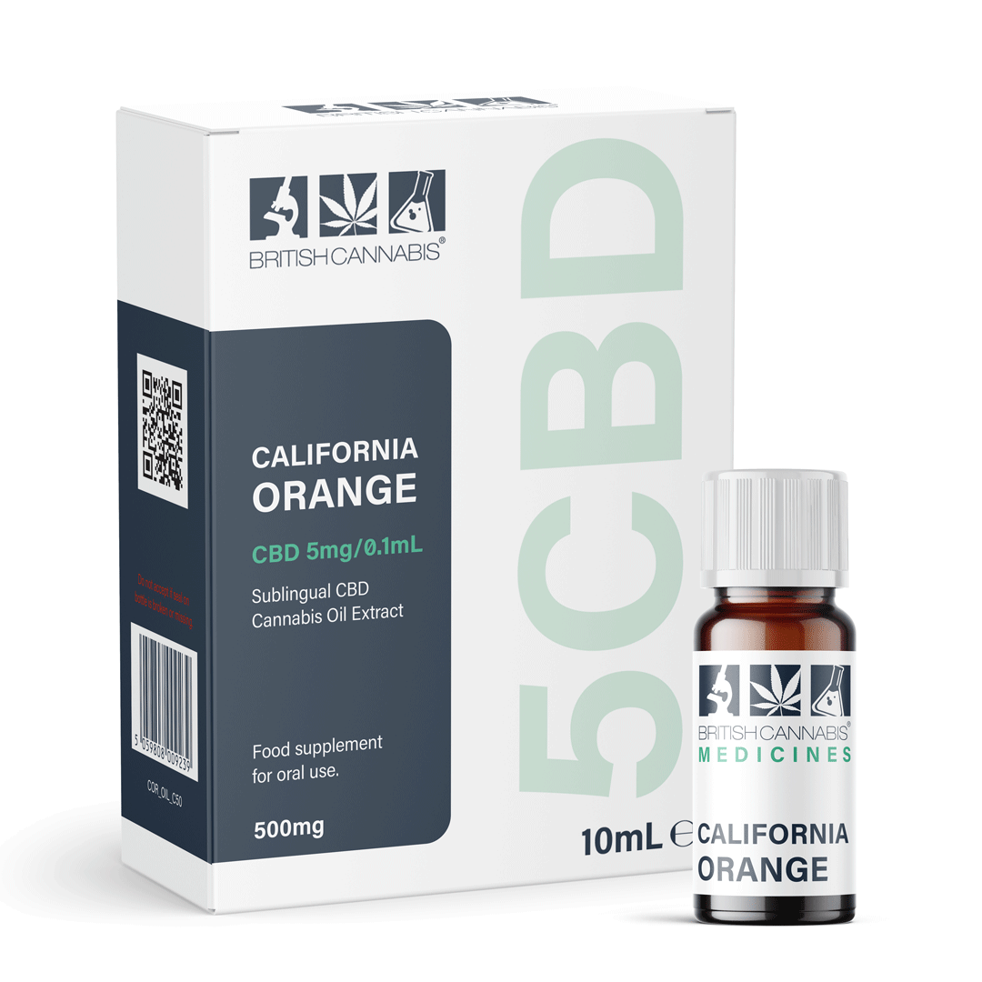 5CBD California Orange Full Plant Extract (10ml CBD Cannabis Oil) – 500mg