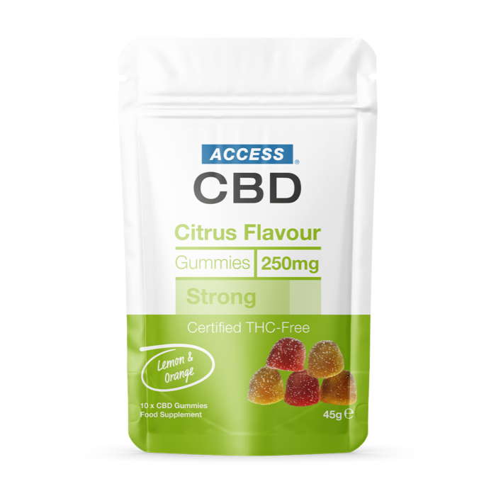 ACCESS CBD® CBD Gummies Citrus (10 x 25mg Gummies) - 250mg