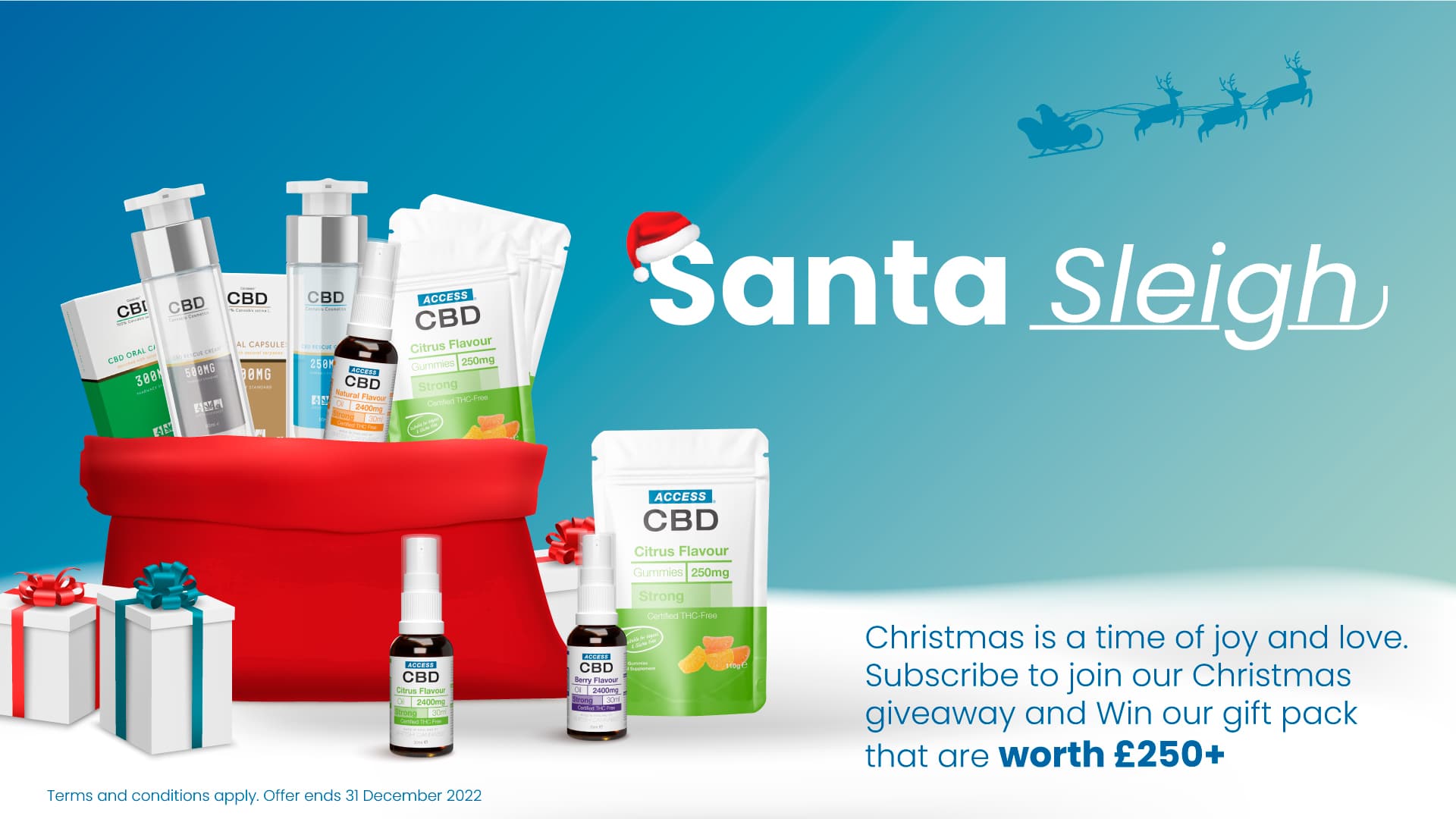 santa sleigh giveaway