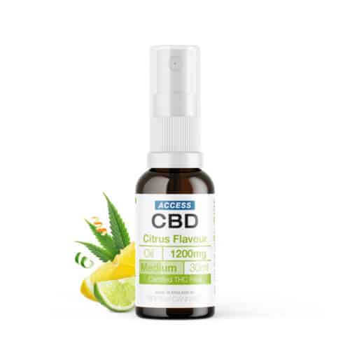 ACCESS CBD 1200mg Citrus Flavour CBD Oil