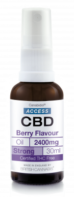 ACCESS CBD 2400 Berry Flavour bottle